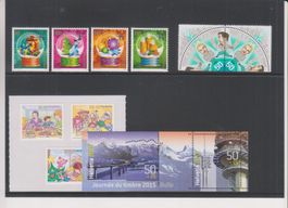 Schweiz, cp11, 2015 Abo Jahreslieferung ungestempelt, Scans