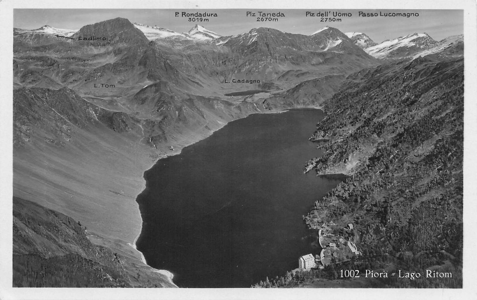 Cartoline postali: Piora Lago Ritmo Leventina – Usato da Biasca venduto da Blenio71