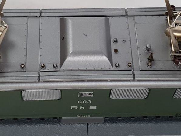 Bemo Modelleisenbahnen: Bemo 1252 115 RhB Ge 4/4 603 "Badus" analog, Ersatzver. – Gebraucht aus Seon von voAllBah 3