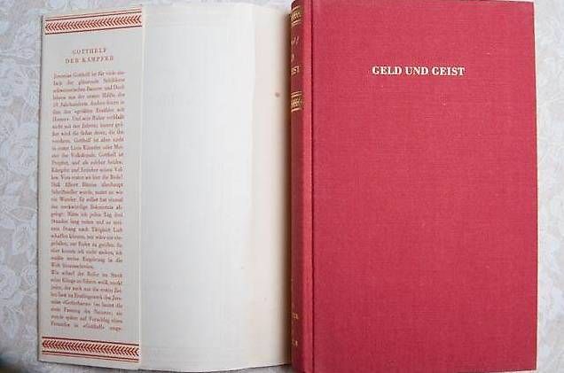 Bücher: Jeremias Gotthelf: Geld und Geist – Gebraucht aus Basel von storchenricardo 2