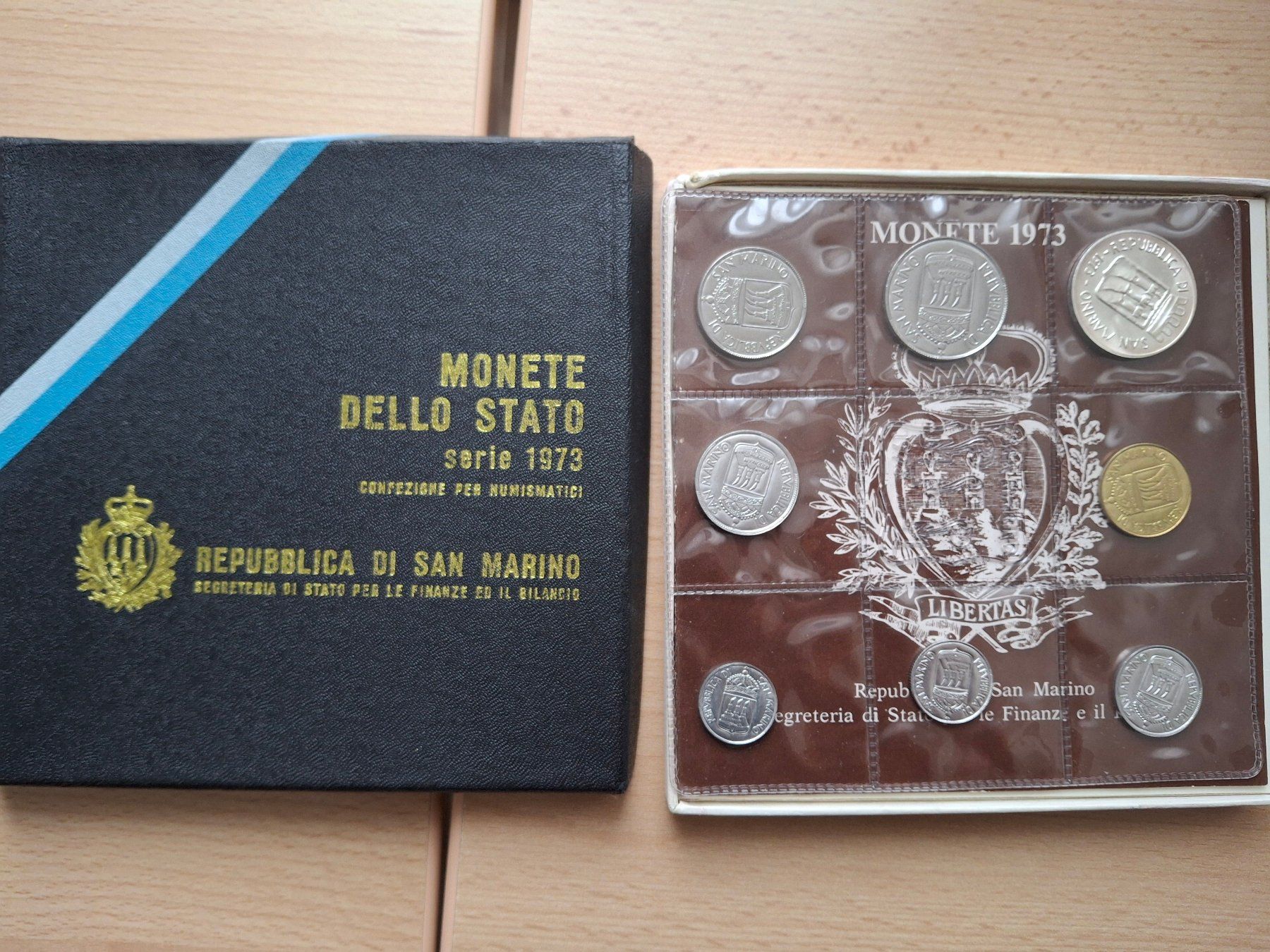 Tutti le monete: San Marino Münzset 1973 – Usato da Dielsdorf venduto da rosmani