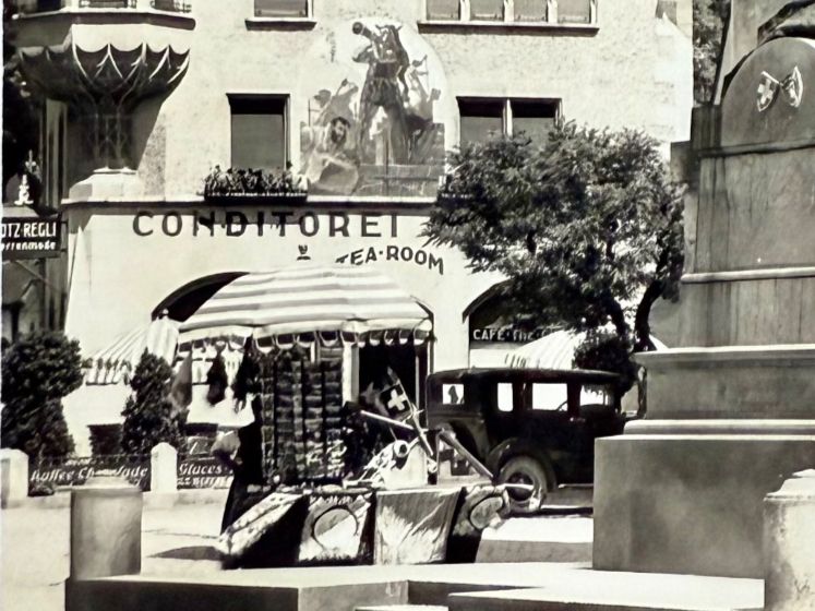 Ansichtskarten: Altdorf - Telldenkmal - 1935... Schön ! – Gebraucht aus Lutry von Ediego 1
