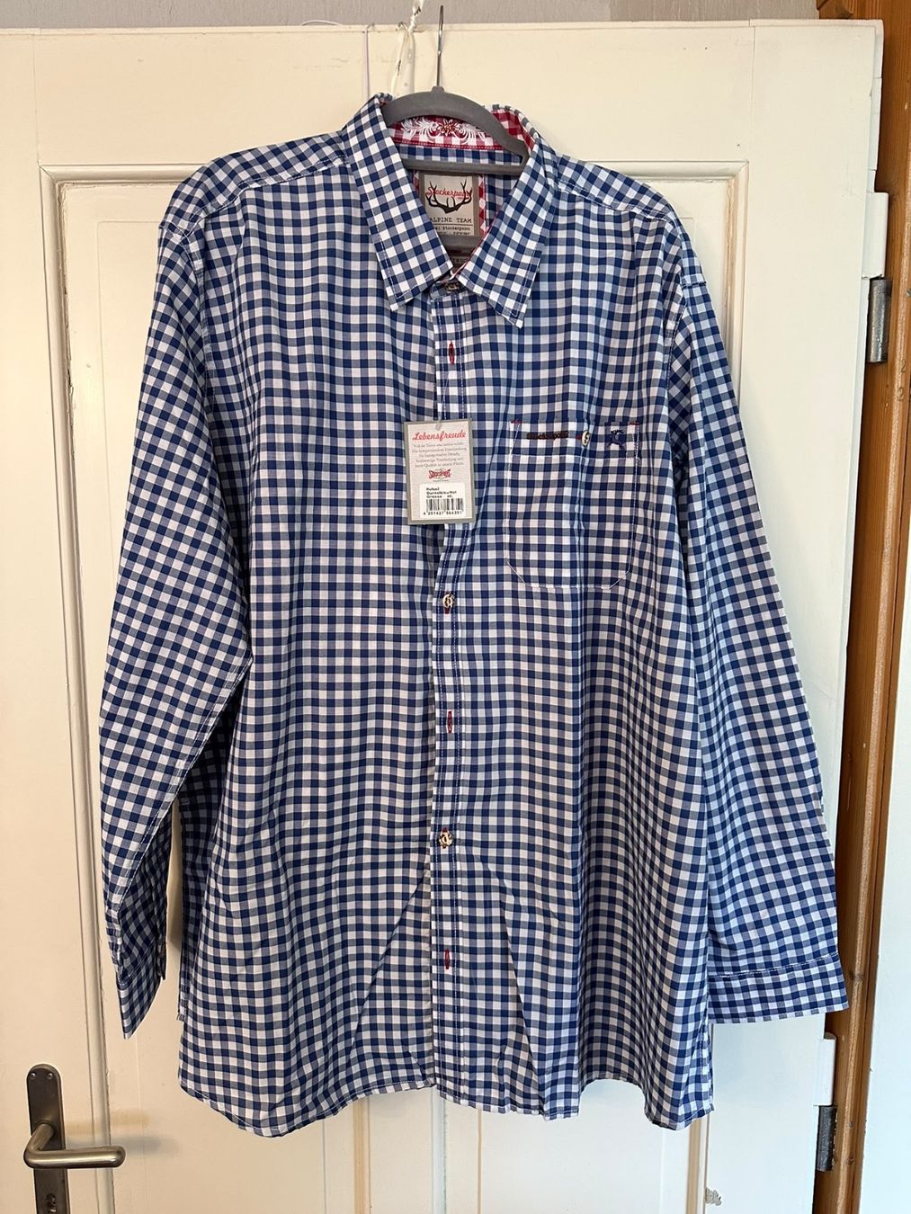 Camicie: Trachtenhemd 4XL neu – Nuovo e nell'imballaggio originale da Bern venduto da Ruhrallee