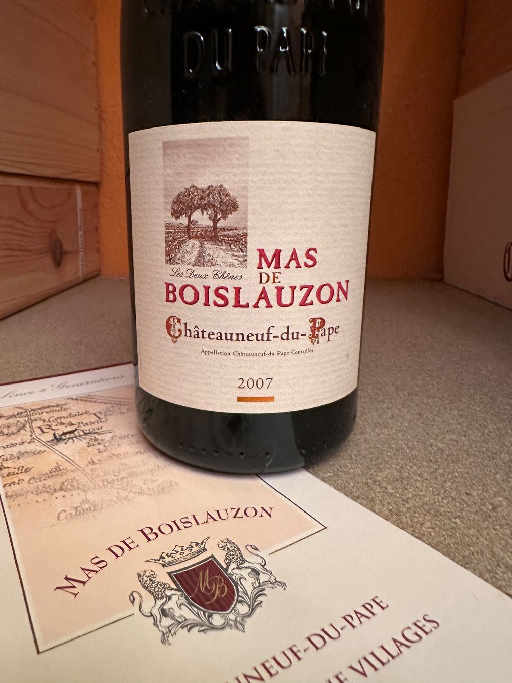 Vino: Mas de Boislauzon 2007 Chateauneuf-du-Pape – Nuovo e nell'imballaggio originale da Elsau venduto da sch_6mcn 1