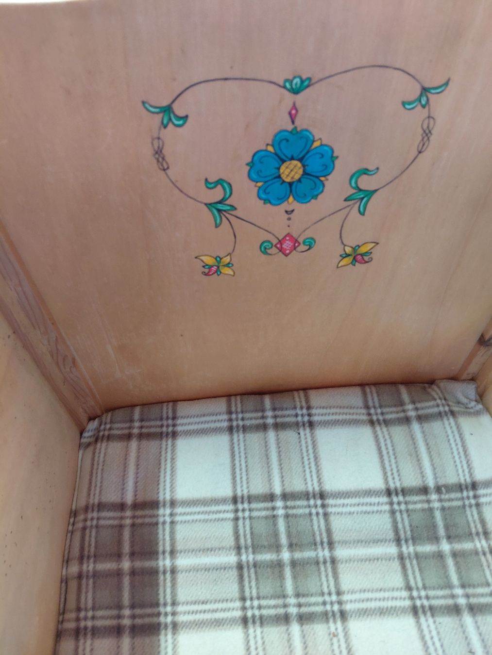 Sdraiette & Sdraiette a dondolo: altes Kinderbett Holz handbemalt  – Usato da Ennetbühl venduto da Marlon79 4