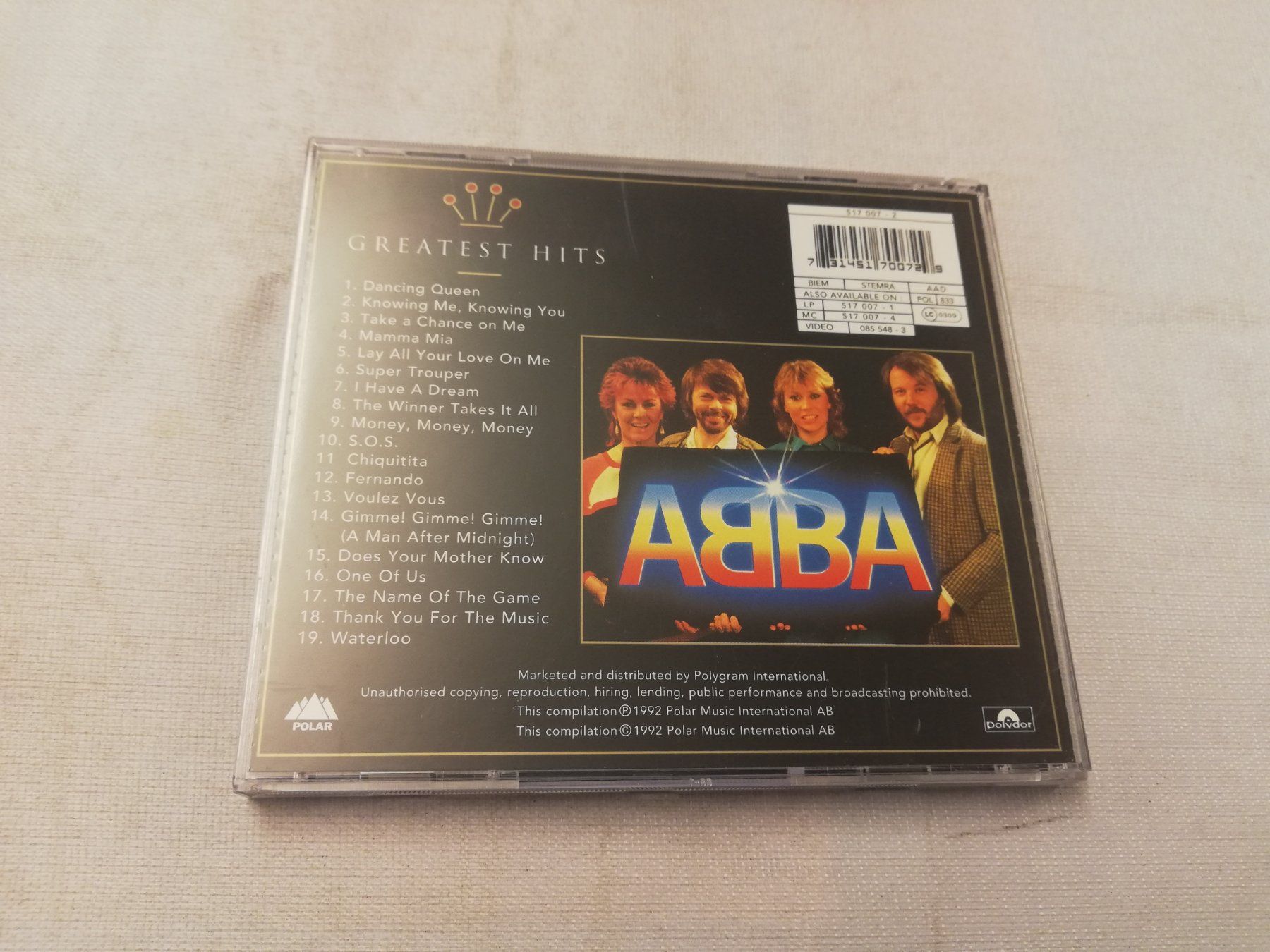 CD: ABBA GOLD - GREATEST HITS – Usato da Bern venduto da Vinylsound.ch 1