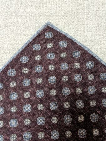 Eleventy Platin Collection, Einstecktuch, Neu, Wolle