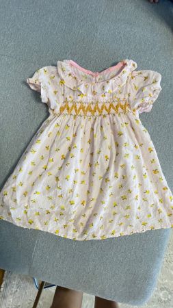 Ganz leichtes Baumwolle Kleid, für 3-4 jährige Mädchen, top