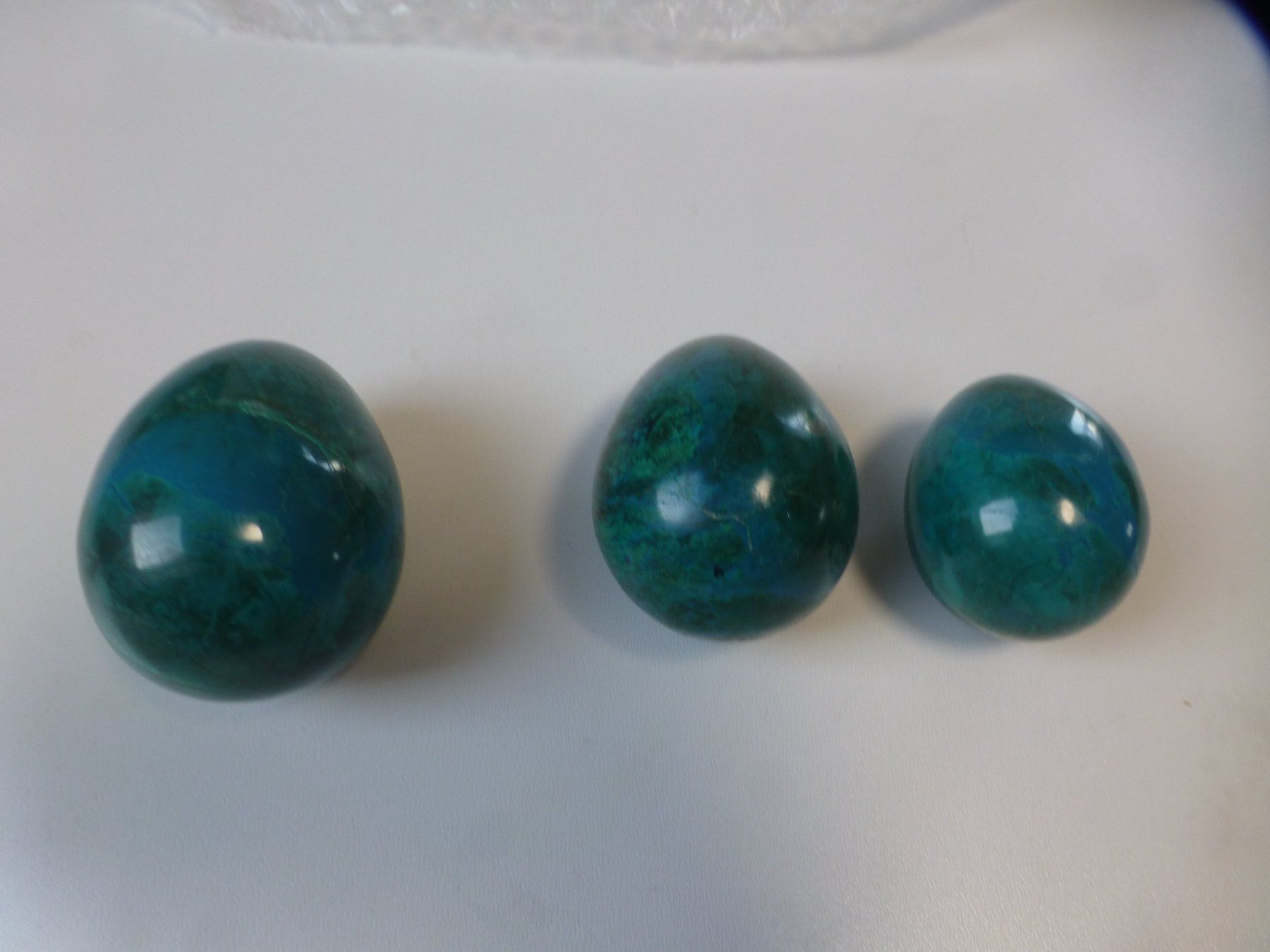 Minerali & Pietre curative: Chrysokoll Malachit Ei - 150 g, 200g, 250 g – Nuovo e nell'imballaggio originale da Nassenwil venduto da Raga01