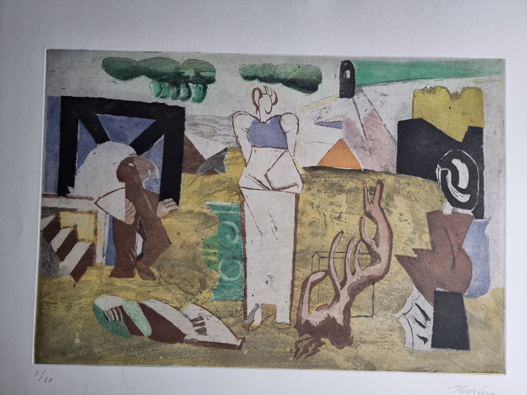 Grafica & Litografie: MAX HELLSTERN RADIERUNG SIGNIERT NUMMERIERTBLATT 3/60 – Usato da Gersau venduto da kunst-online 1