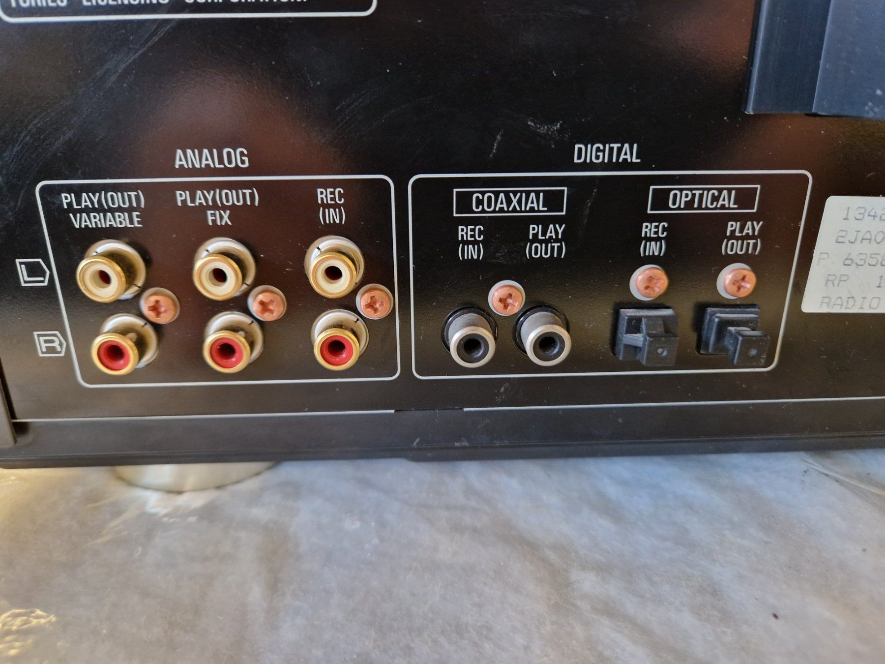Technics Registratori: Technics Digital Compact Cassette Deck RS-DC10 – Usato da Wädenswil venduto da tome70 6