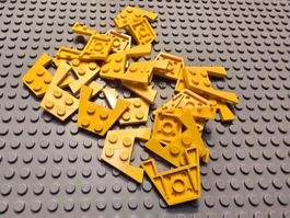 Lego 14x Platten 3x4 (90194) gelb