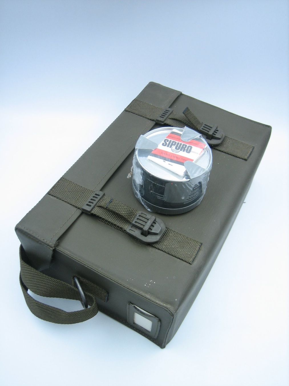 Schweizer Armee Borse: Schweizer Armee Militärtasche mit Notkocher – Usato da Zürich venduto da Tomi118 3