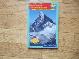Wanderführer Schweiz Visp-Zermatt Saas Fee Grächen Wallis