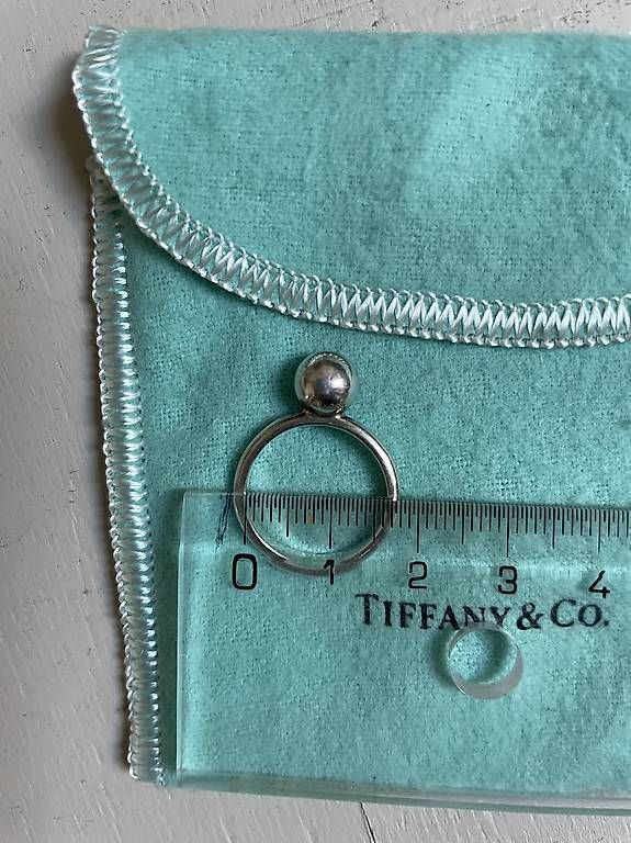 Anelli: Tiffany's Ring 925er Silber – Usato da Güttingen venduto da ChCoridass 2