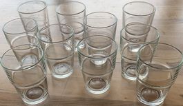 10 robuste Trinkgläser - Wassergläser IKEA 1,5dl/15cl/150ml