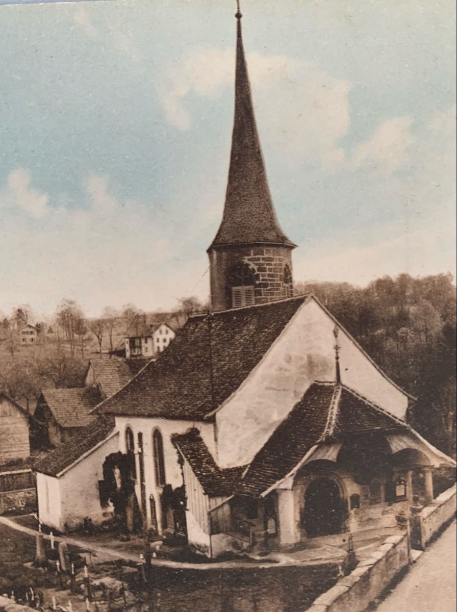 Cartoline postali: Ansichtskarte Schweiz - Bourguillon près Fribourg – Usato da Düdingen venduto da polytropon_5 1