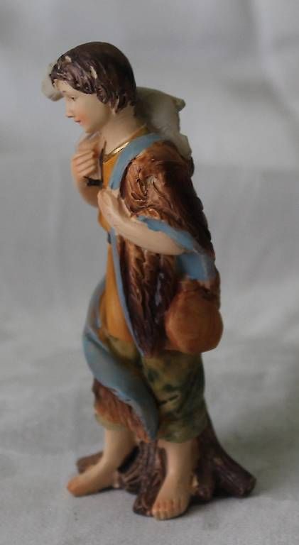 Statuette: Hirte mini mit Schaf – Usato da Moosseedorf venduto da Tigerlily1 2