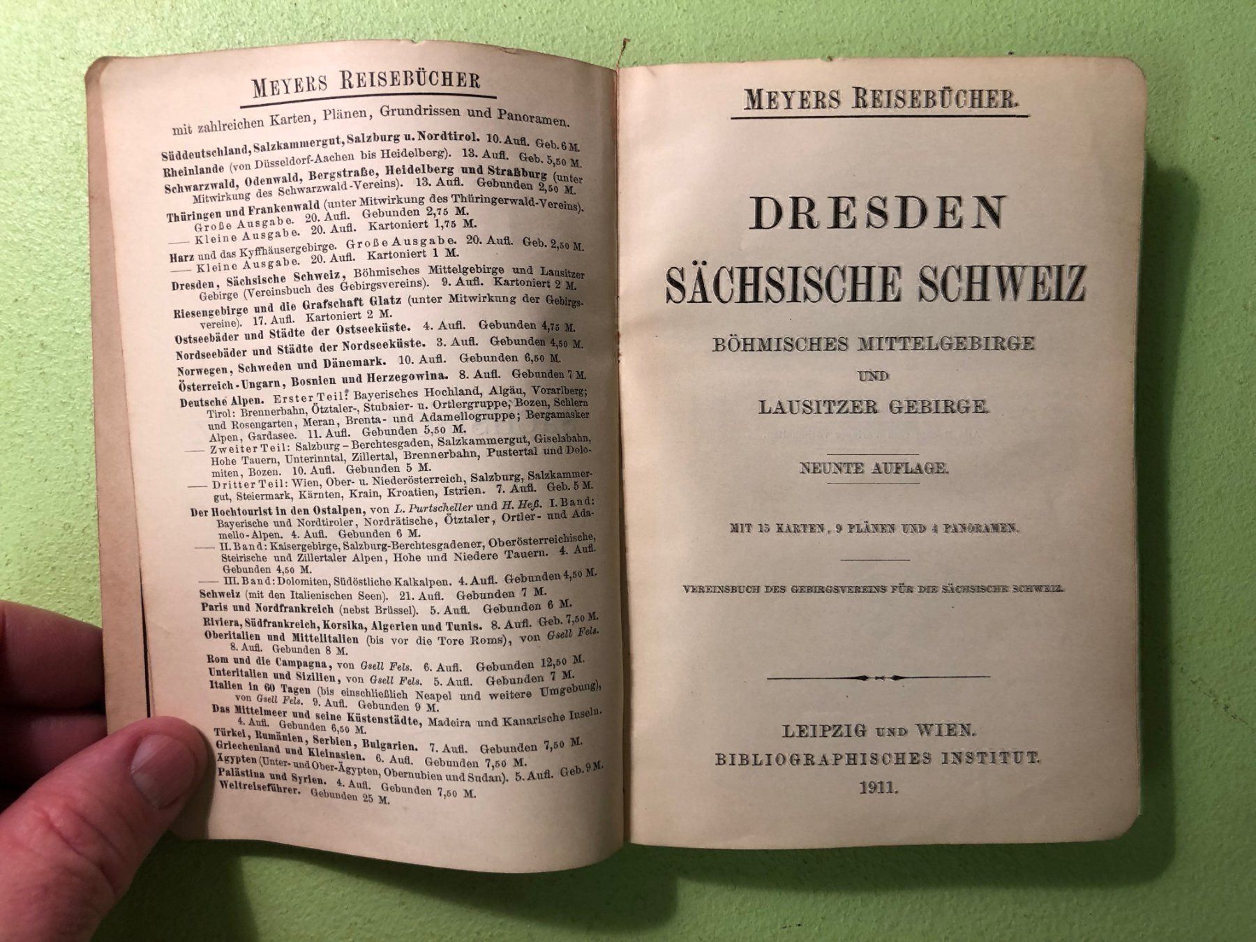 Bücher: Dresden und die Sächsische Schweiz 1911 – Gebraucht aus Zürich von allp 2
