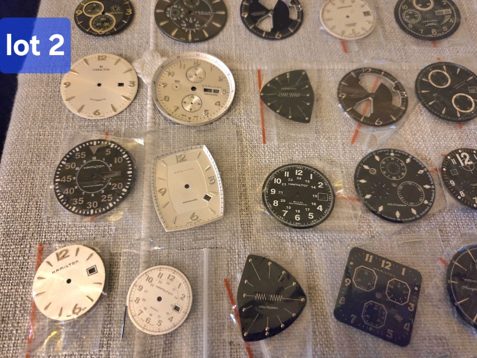 Hamilton Orologi: lot de cadrans Hamilton ( 30 pcs) – Usato da la Chaux-de-Fonds venduto da Firenze6 3
