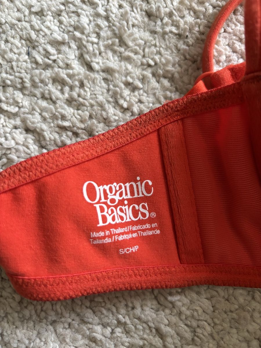 Altra biancheria intima: 2x Organic Basics BHs orange/pink – Usato da Basel venduto da Rose9917 2
