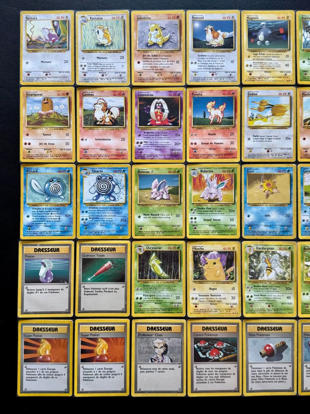 Pokémon Carte collezionabili: 45 Pokémon Cards | Base Set | FRA – Usato da Soyhières venduto da Spartan117 2