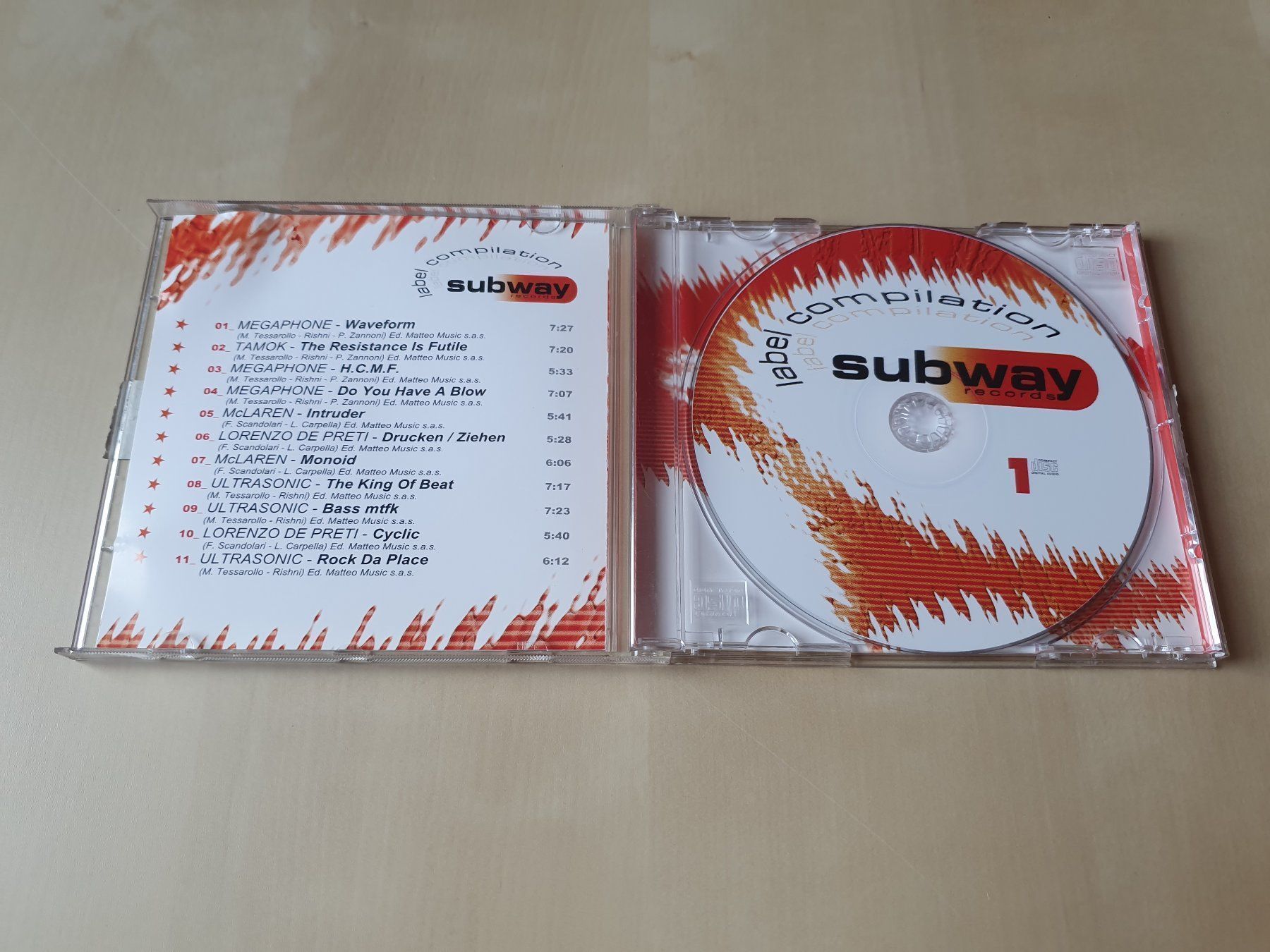 CD: Subway Label Compilation 1 – Usato da Stansstad venduto da collectorsshop 2