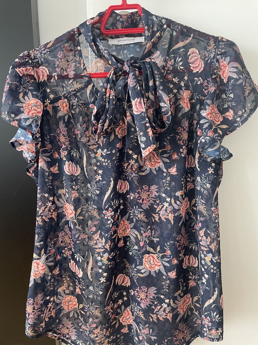 Promod Camicette: Bluse Promod 36 floral – Nuovo (secondo la descrizione) da Neuchatel venduto da shi_9fzw 1