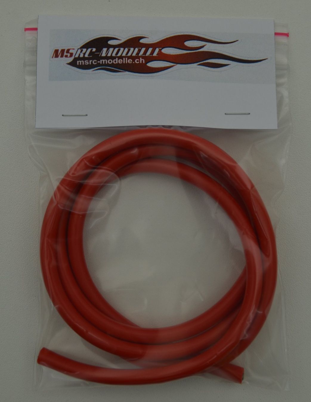 Modellismo RC: Silikonkabel Kupferlitze AWG8 1m Rot – Nuovo e nell'imballaggio originale da Rüti venduto da MSRCModelle