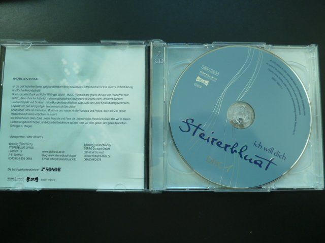 CD: Steirerbluat - Ich will dich  (2 CD's, vergriffen) – Usato da Au ZH venduto da sikoku 1
