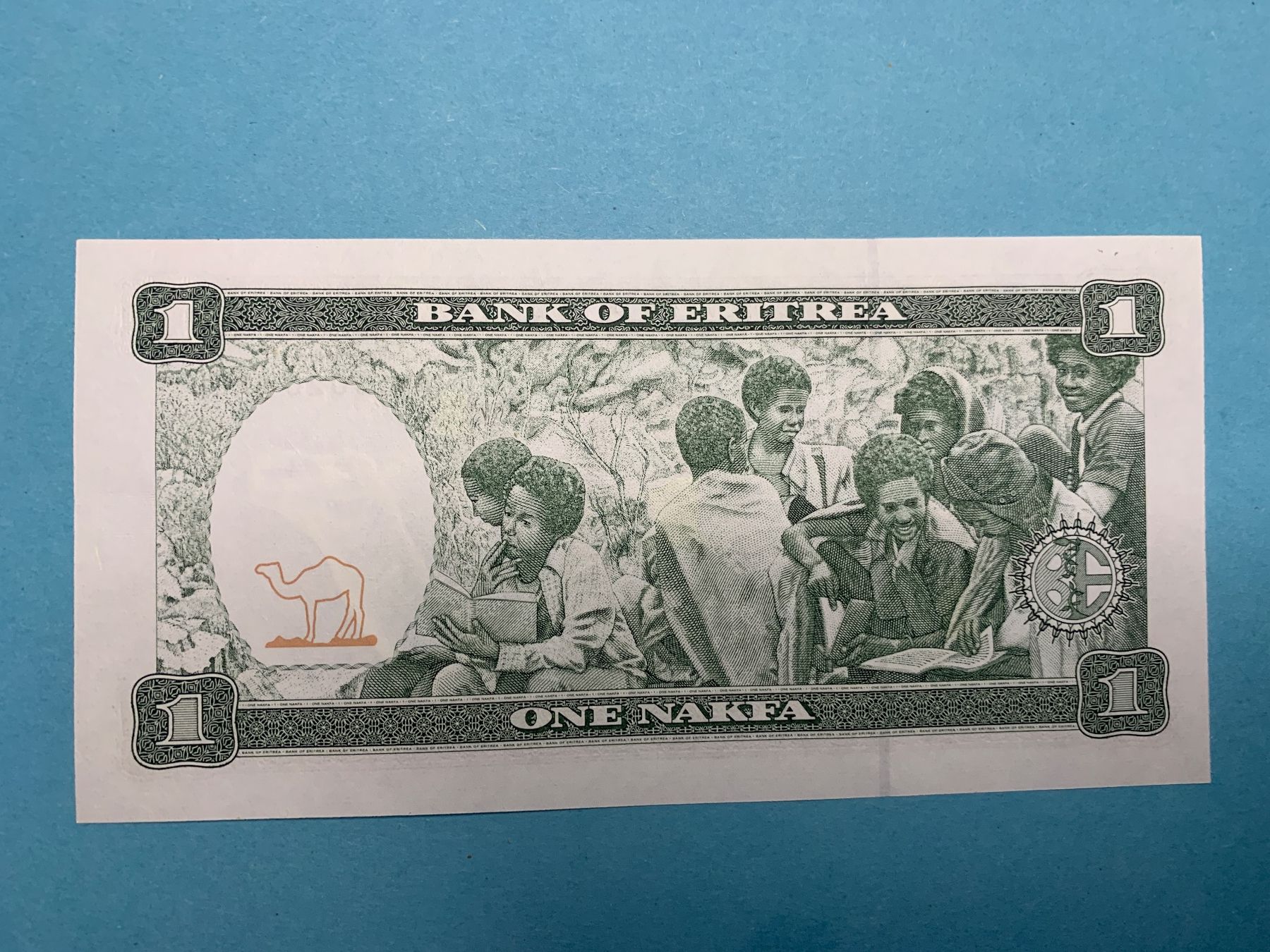 Banknoten: ERITREA - 1 Nakfa 24.5.1997 - Stempelfrisch / Non circulé – Gebraucht aus Le Lignon von Trikles 1