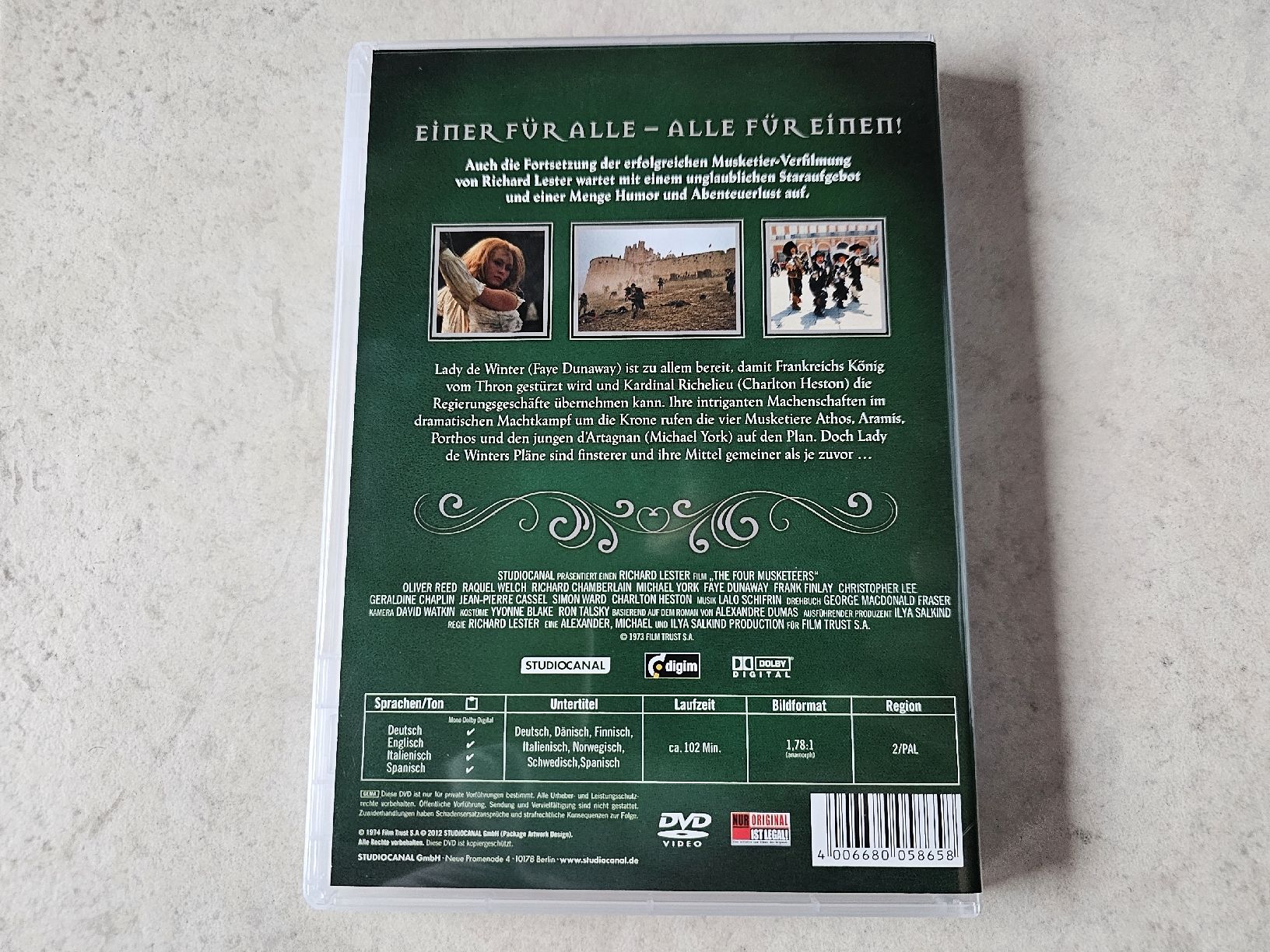 Tutti i DVDs: Die vier Musketiere – Usato da Schneisingen venduto da backstore24 1