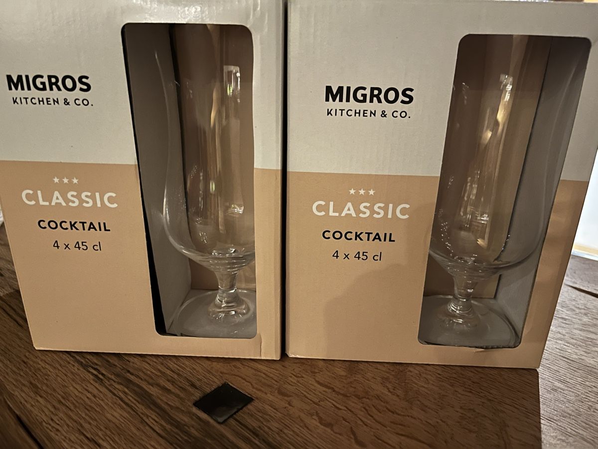 Bicchieri: 8 schöne Cocktail Gläser neu – Nuovo e nell'imballaggio originale da Rüdlingen venduto da Lichee 4