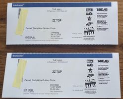 ZZ Top 2 Stehplatz-Tickets Golden Circle Dübendorf 14.07.26