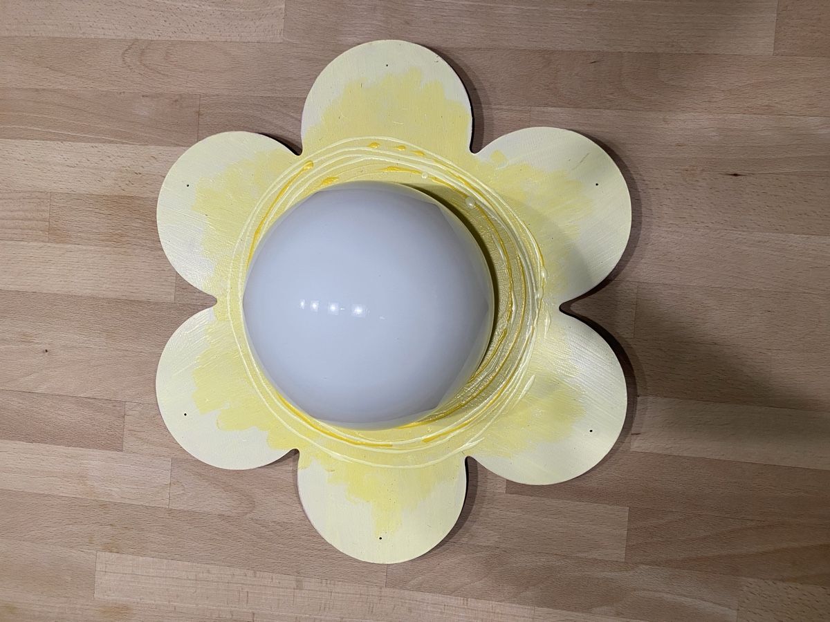 Philips Lampadari & plafoniere: Philips Deckenleuchte Kinderzimmerlampe Blume Schmetterlinge – Usato da Flawil venduto da Vera44 3