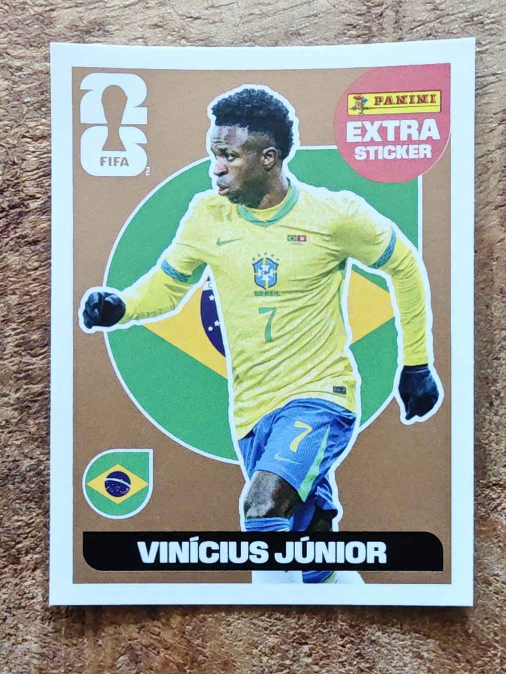 Panini FIFA WM 2026 Extra Sticker Vinicius Junior Neu Brasil (Neu ...