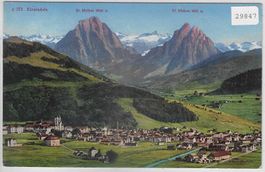 Einsiedeln - Generalansicht - Litho