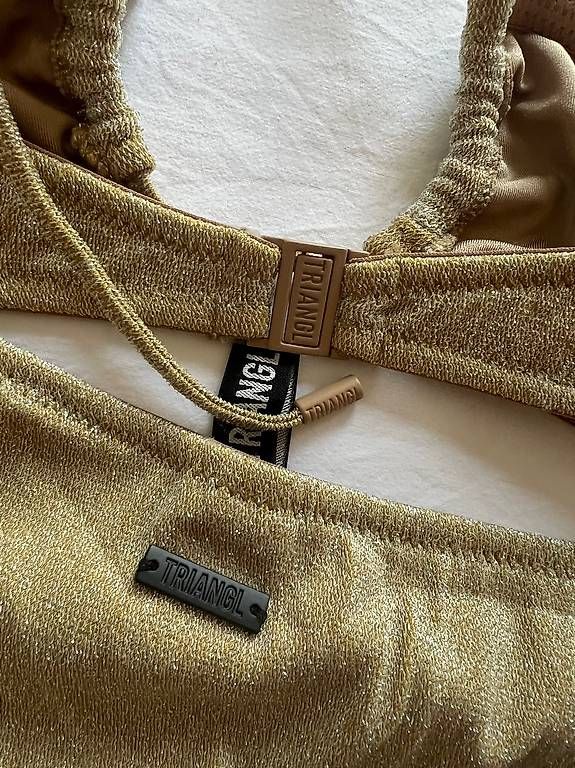 Costumi da bagno & Bikini: TRIANGL Bikini Set, gold, Grösse XS/S – Usato da Bern venduto da labernoise 2