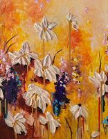 Peinture D'art  2 Set Tableaux Original on Canvas 