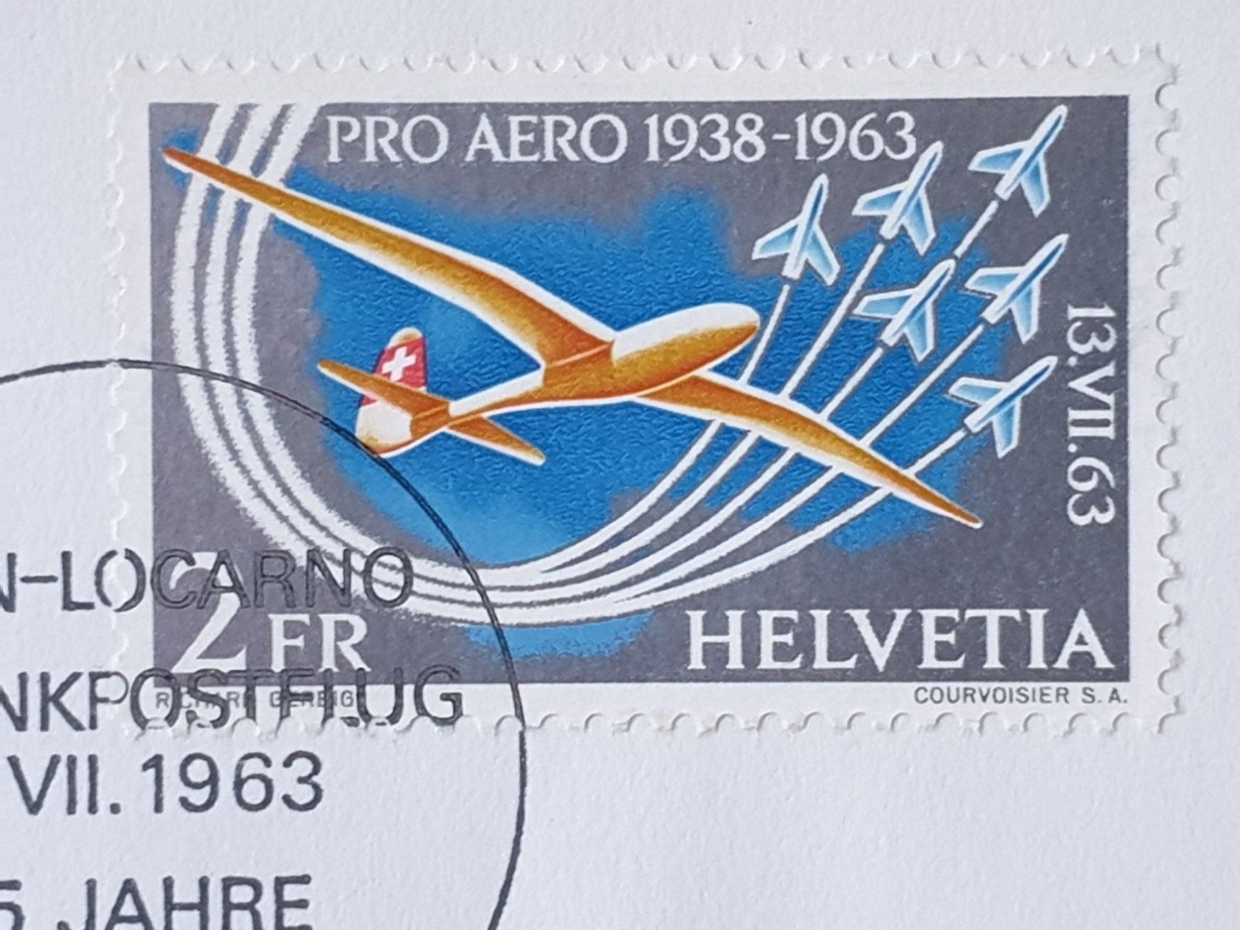 Alle Briefmarken: (193) «Flugpost»  1963 – Gebraucht aus Schwarzhäusern von Inot3 3