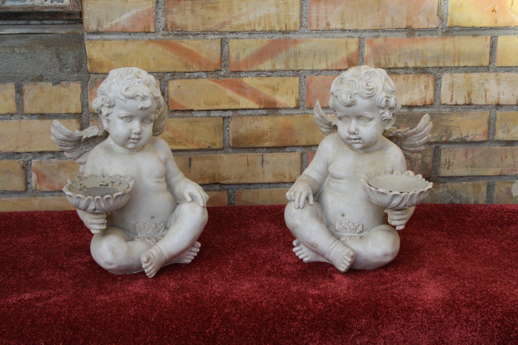 Statuette: 2 ENGEL ENGELSFIGUREN – Usato da Wauwil venduto da Pneuedy 7