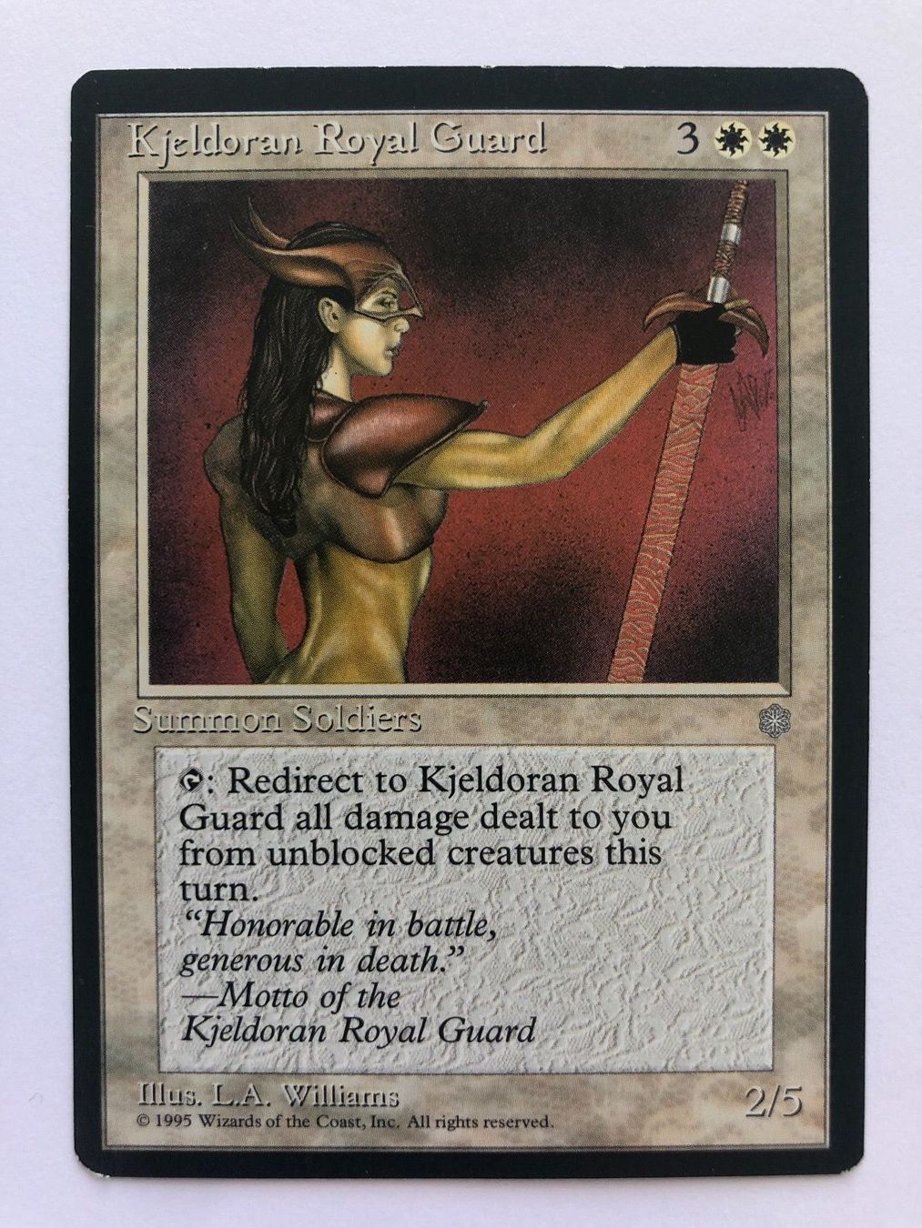 Cartoline: MTG - Kjeldoran Royal Guard – Usato da Zürich venduto da T_H_O_M_A_S