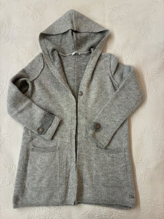 Esprit edc Strickjacke gr. S grau mit Kapuze