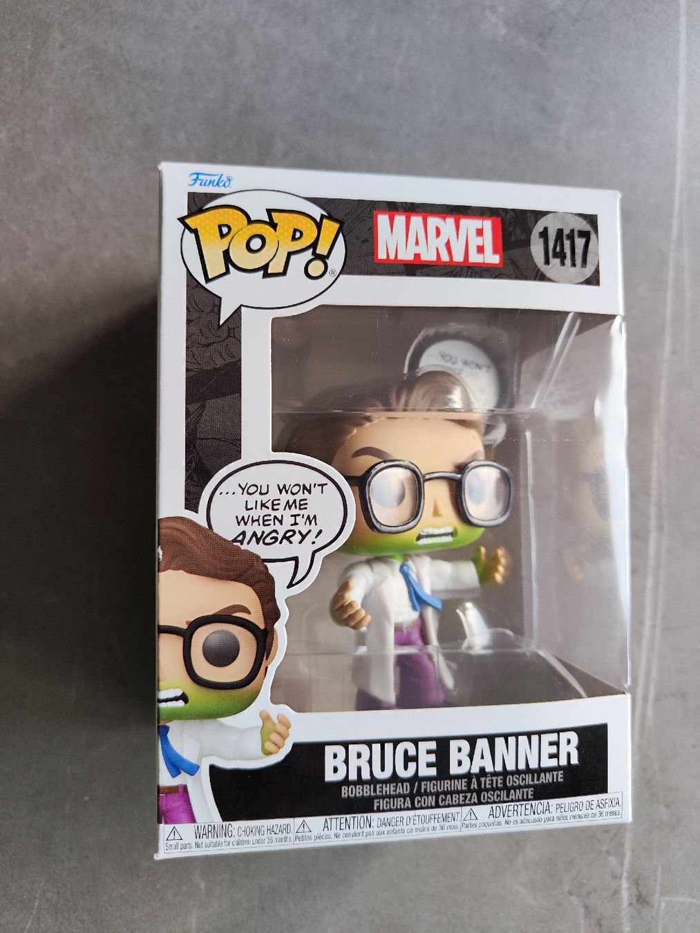 Funko Figuren: Funko Pop! Marvel 1417 Bruce Banner – Neu und originalverpackt aus Thalwil von its_5s2x