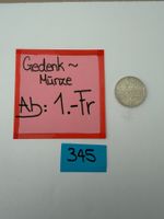 Gedenkmünze Ab: 1.- Fr.