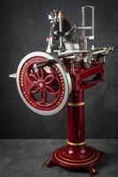 Berkel Modell 3 Schwungrad Rot "Ferrari" Original