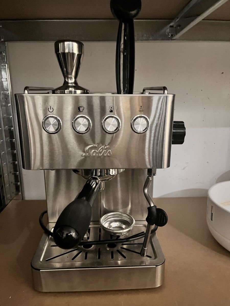 Solis Kaffeemaschinen & Espressomaschinen: Solis Espressomaschine Edelstahl gebraucht 43 Zeichen – Neu (gemäss Beschreibung) aus Derendingen von ab_25_azi