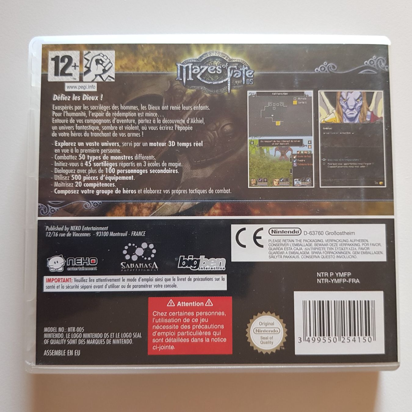 Nintendo Spiele: Mazes of Fate /DS – Gebraucht aus Münchenstein von 2DGames 1