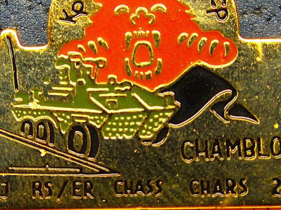 Schweizer Armee Placchette & Badge: ARMEE SCHWEIZ MILITÄR PIN CHAMBLON PANZER – Usato da Ettingen venduto da Hausi4711 1