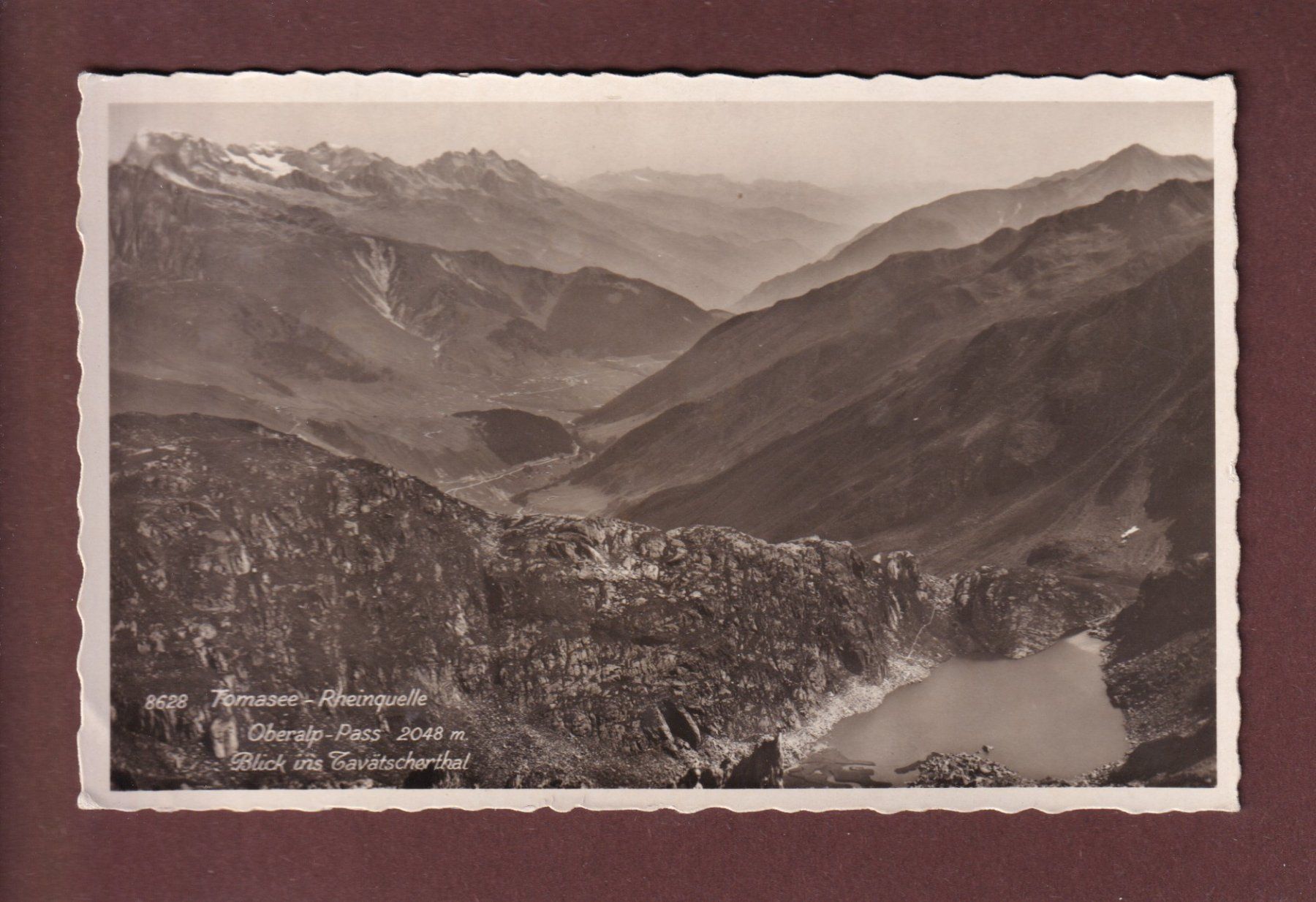 Cartoline postali: TOMASEE - Rheinquelle - Oberalp-Pass – Usato da Pully venduto da nicecards-shop